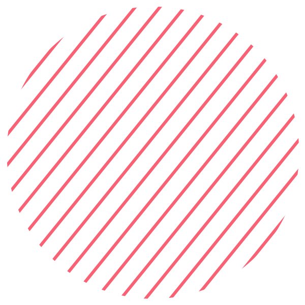 Pink-striped-circle-decorative